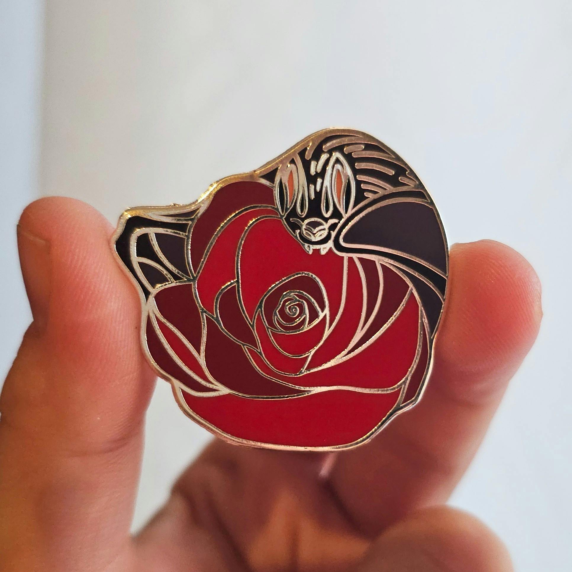2019 Rose Bat Pin