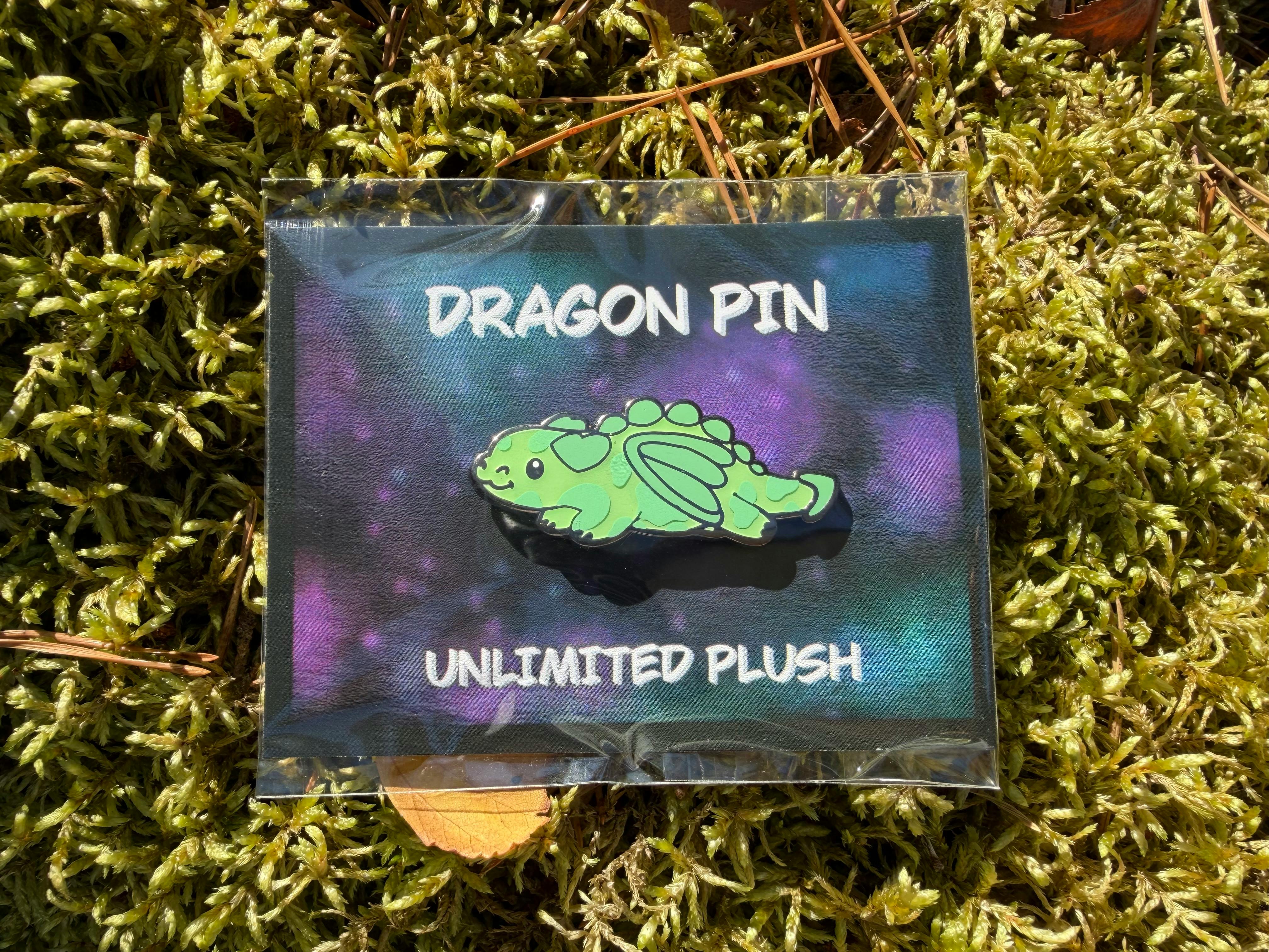 Dragon pin spots green