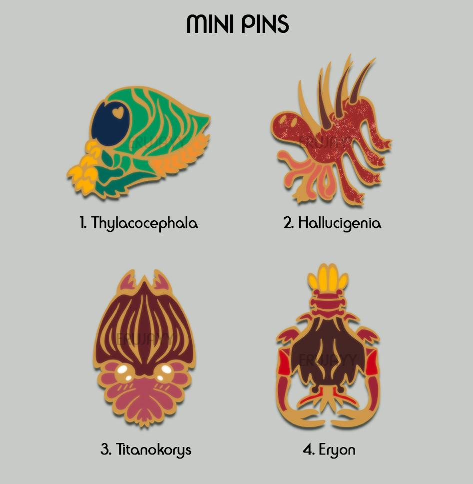 Ancient Bug Pin (mini)