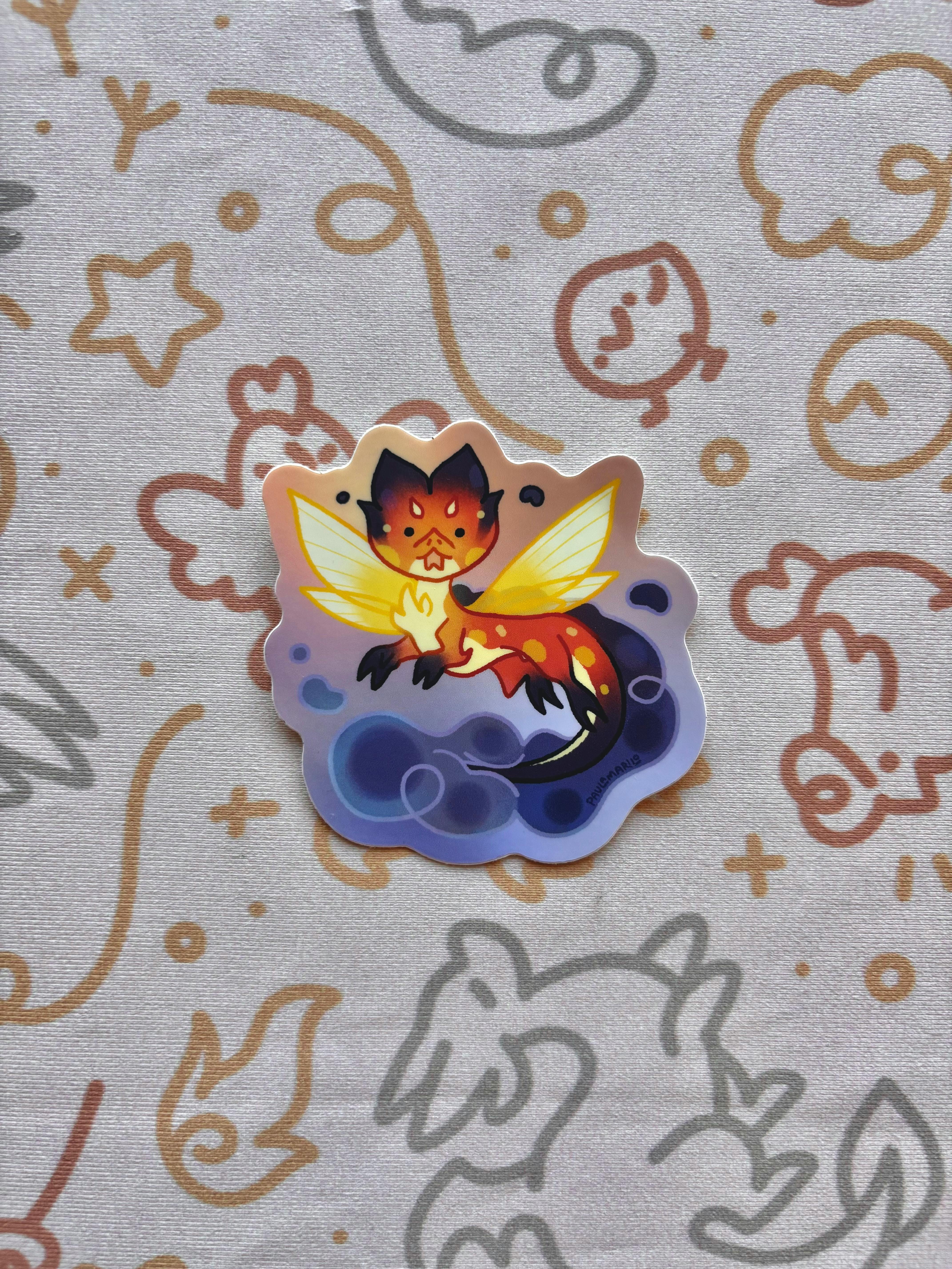 Plumed Skimmer Vinyl Sticker