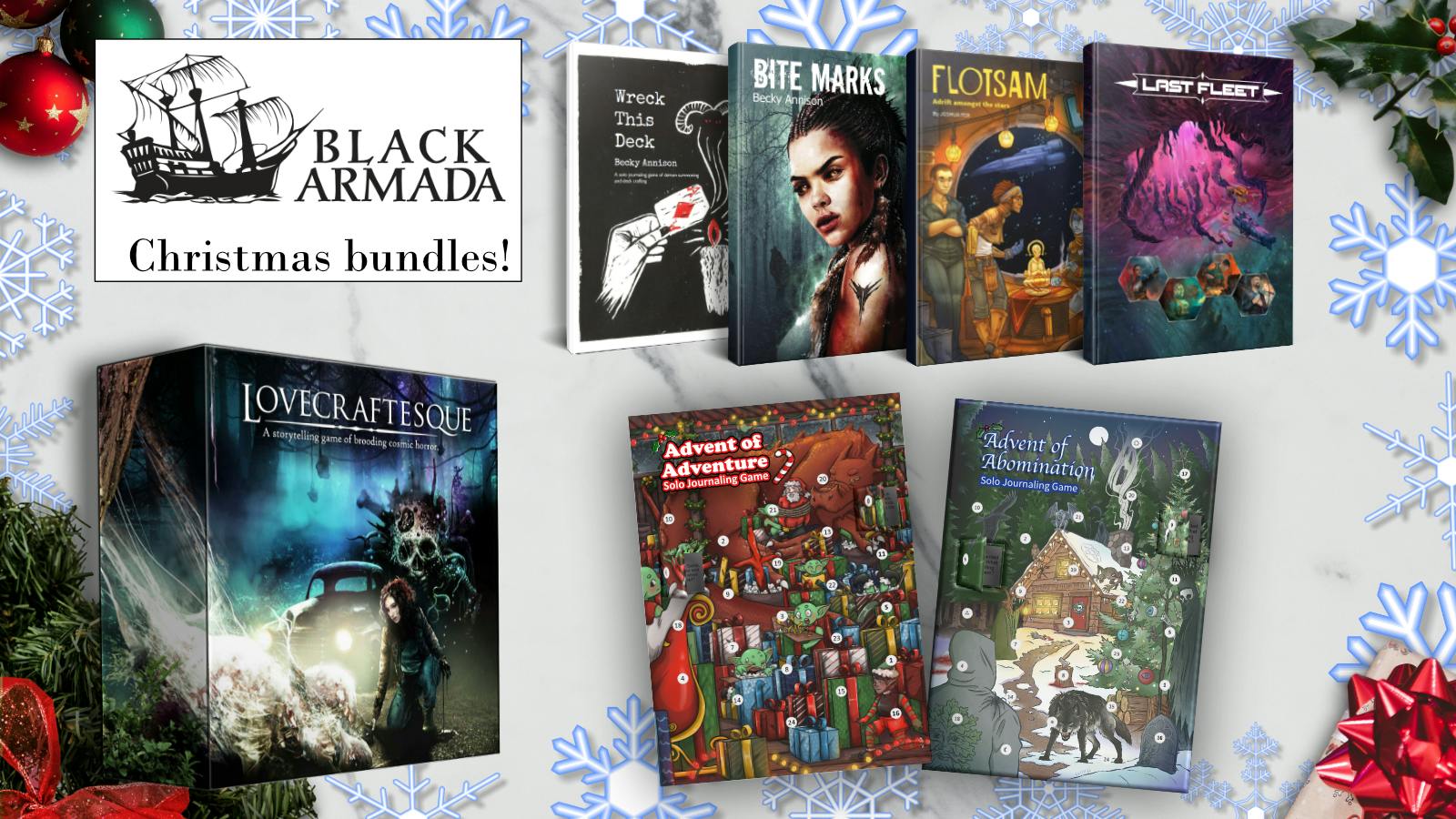 Black Armada Christmas TTRPG Bundles