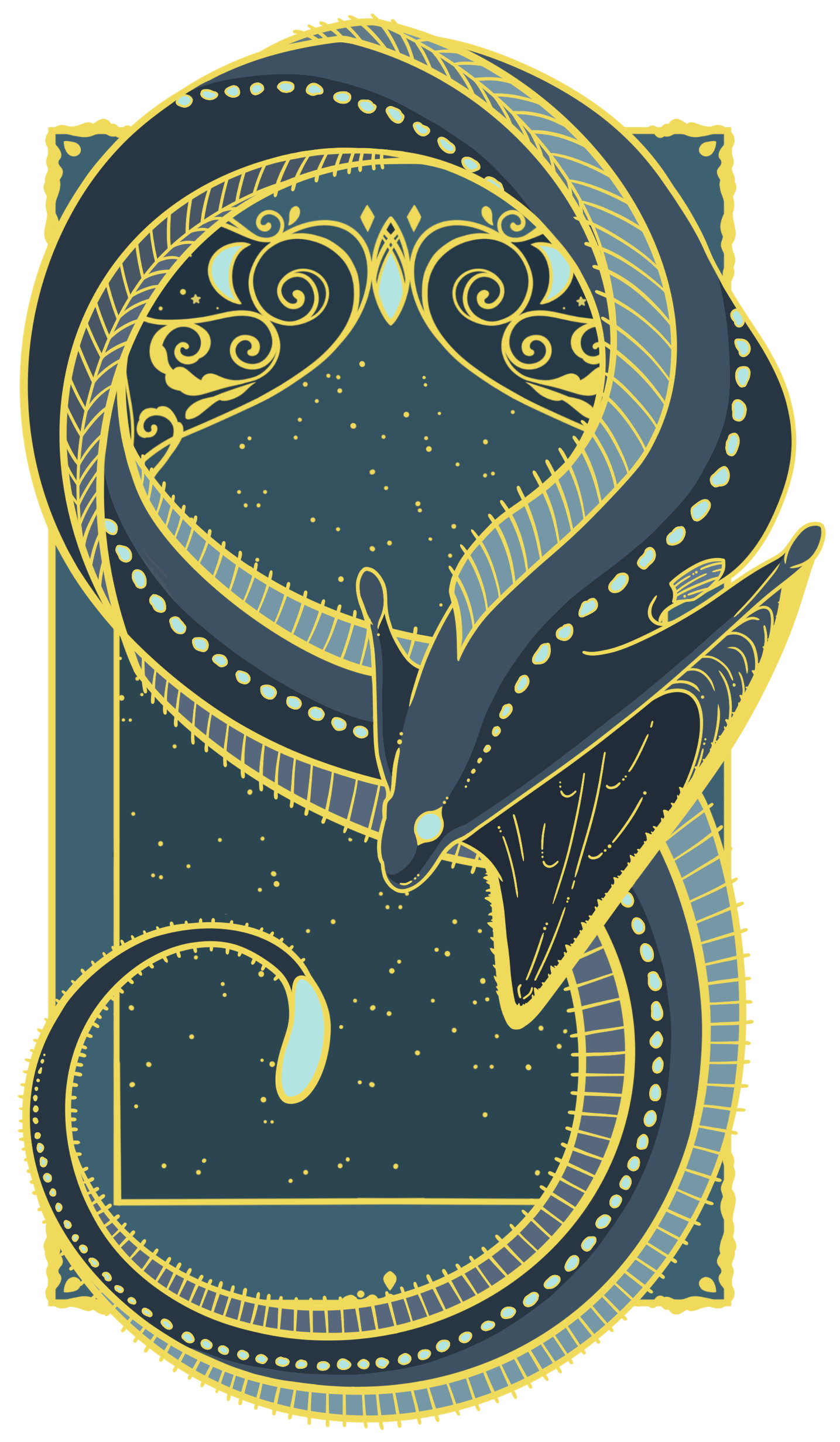 Gulper Eel Tarot Pin