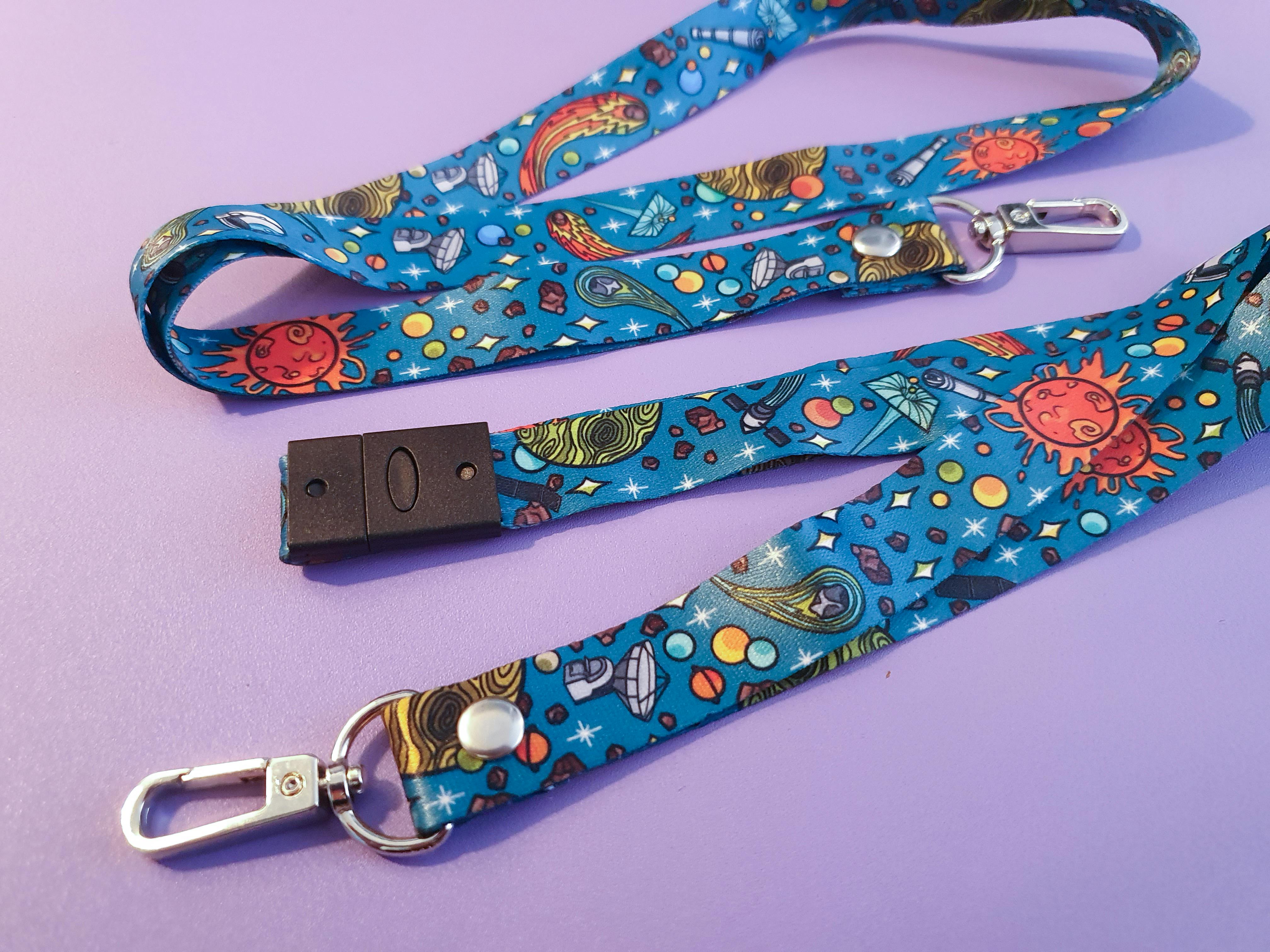 Space lanyard - with clasp