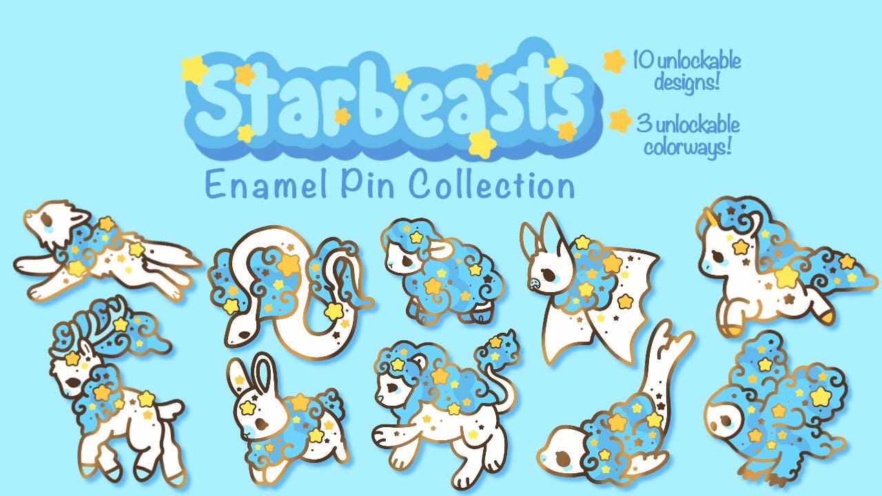 Starbeasts Enamel Pin Collection