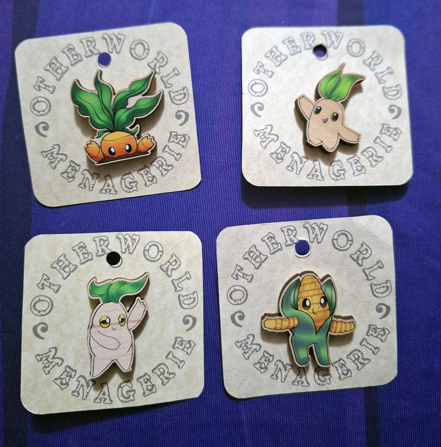 Mandrake Wooden Pin Set