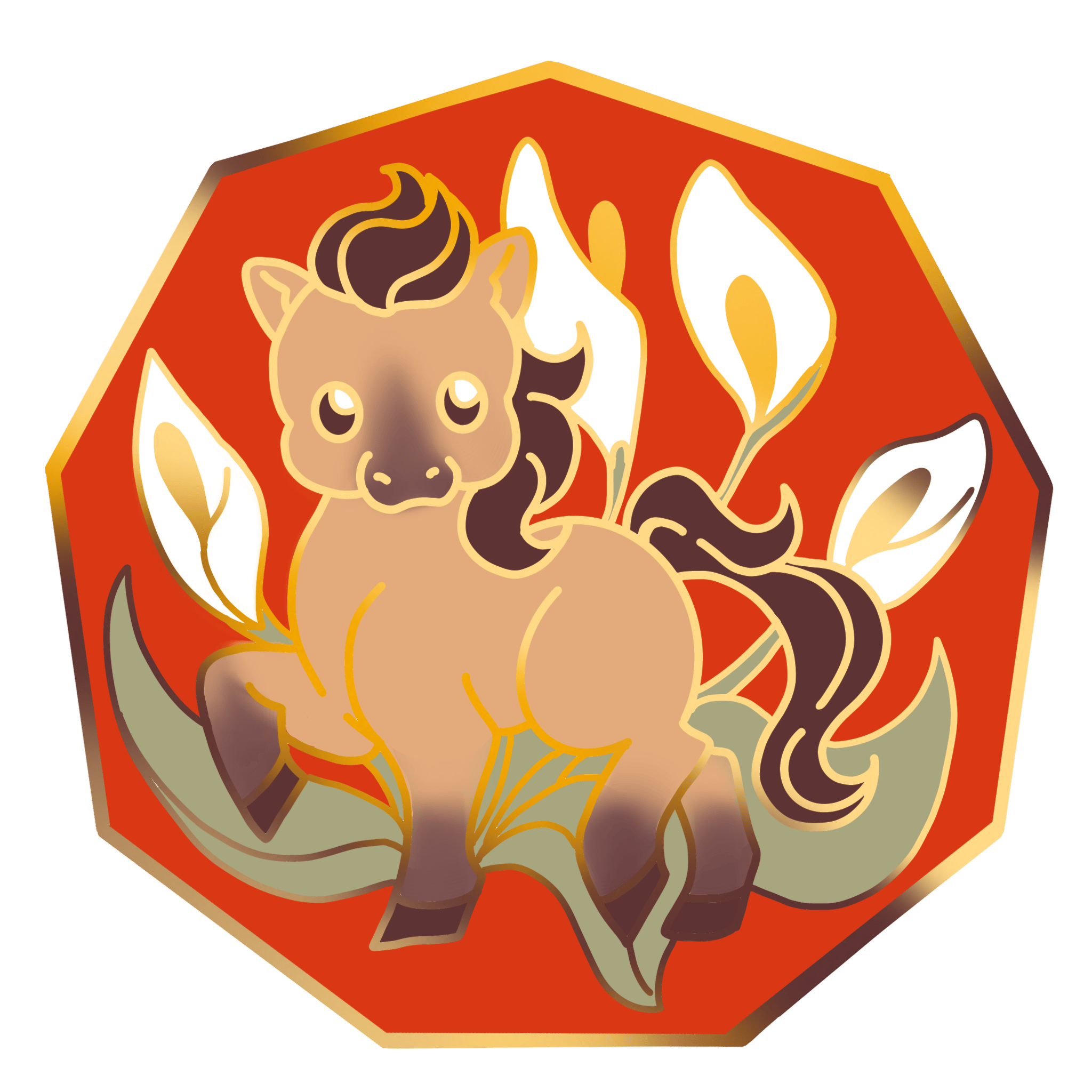 Year of the Horse Pin