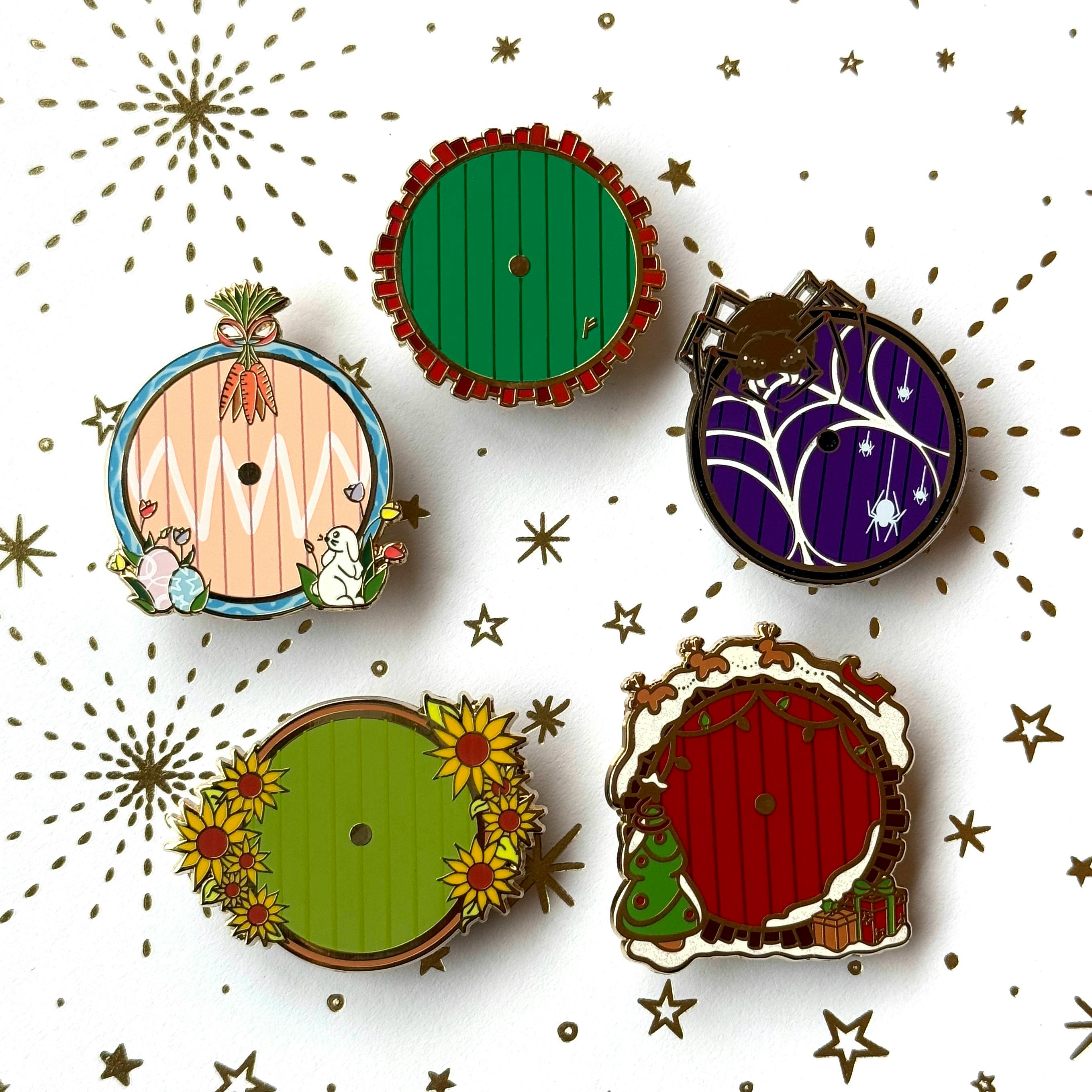 Door Variety Enamel Pin Bundle