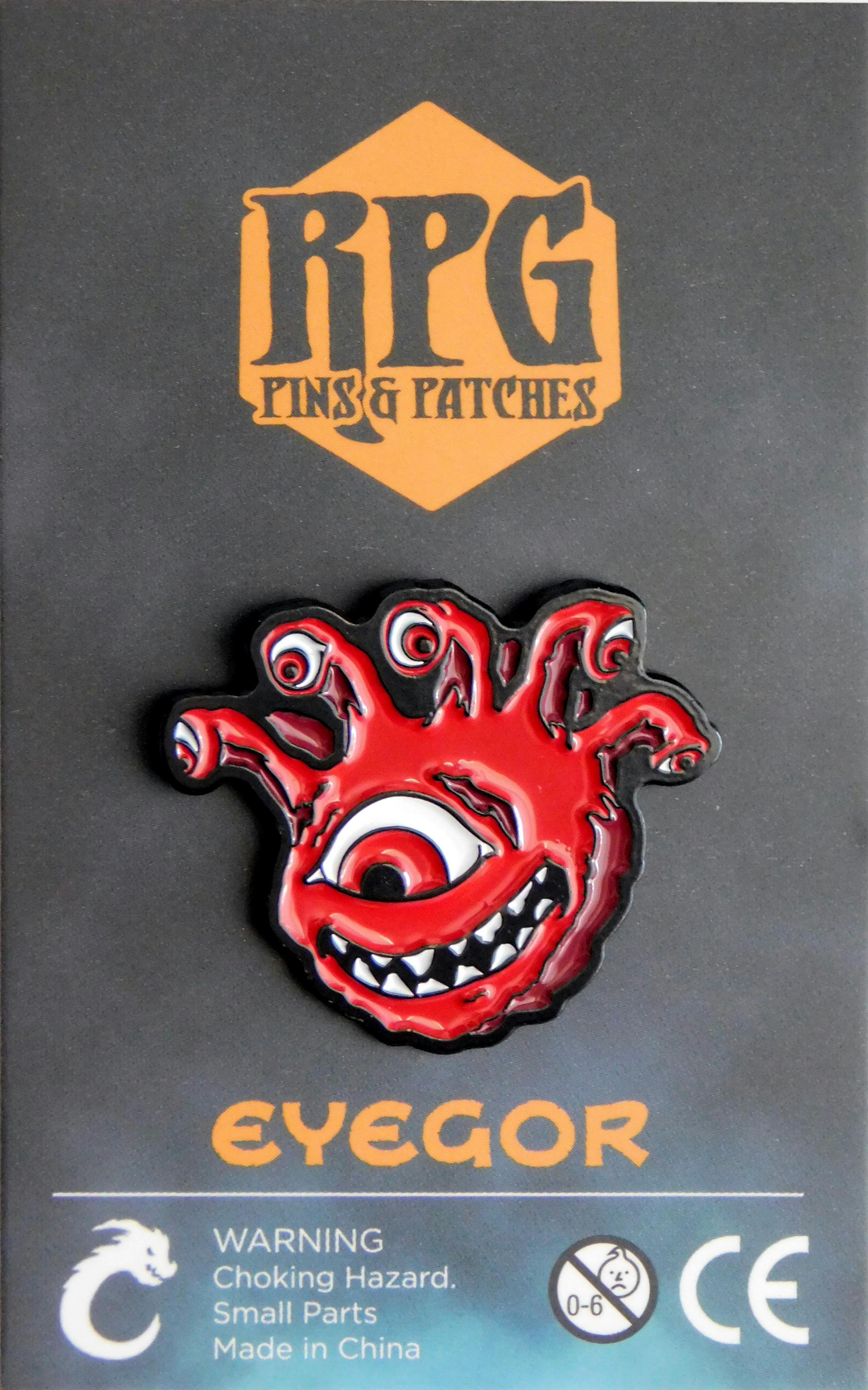 Eyegor – Cherry Red enamel pin