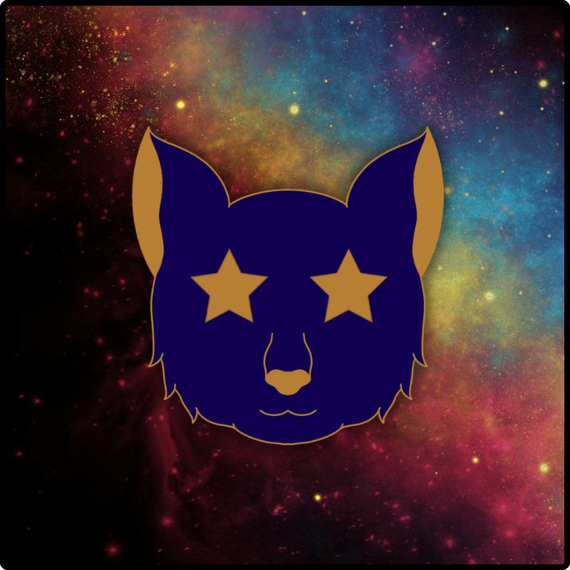Blue Cat Head Mini Pin