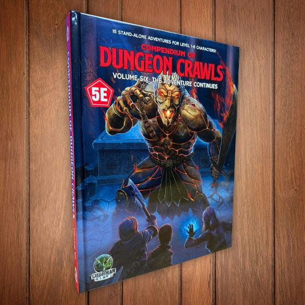 5E Compendium of Dungeon Crawls: Vol 6-The Adventure Continues (Print+PDF)