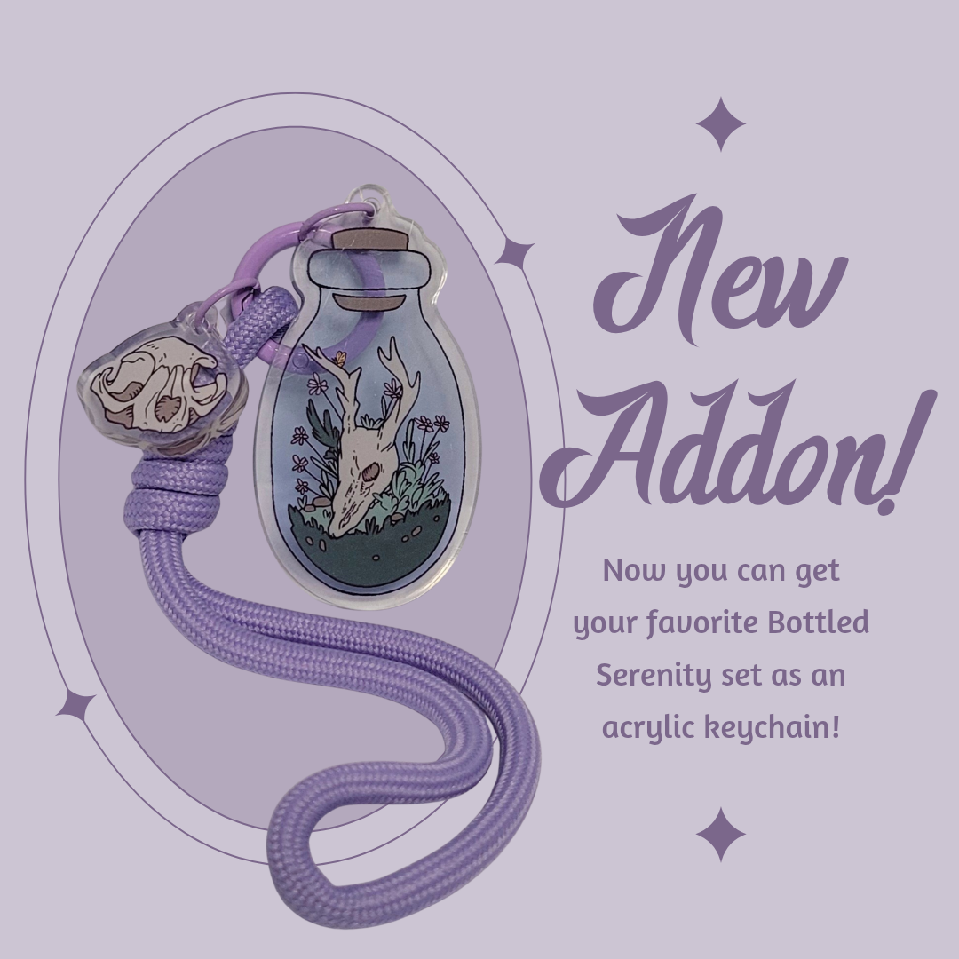 Bottled Serenity Keychain