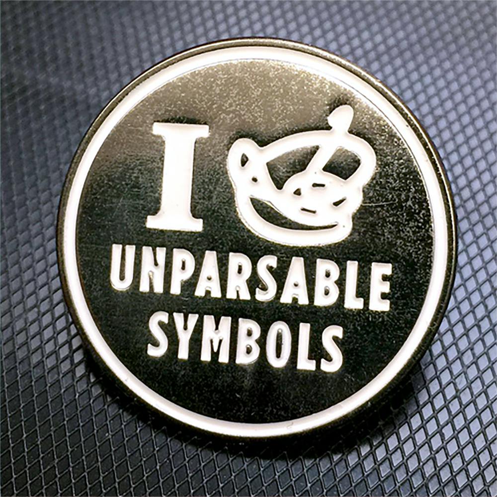 ENAMEL PIN: Unparsable Symbols