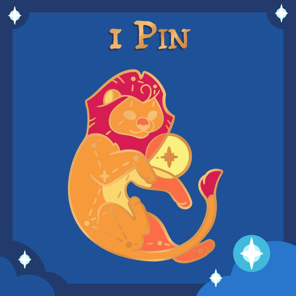 1 Celestial Companions Hard Enamel Pin