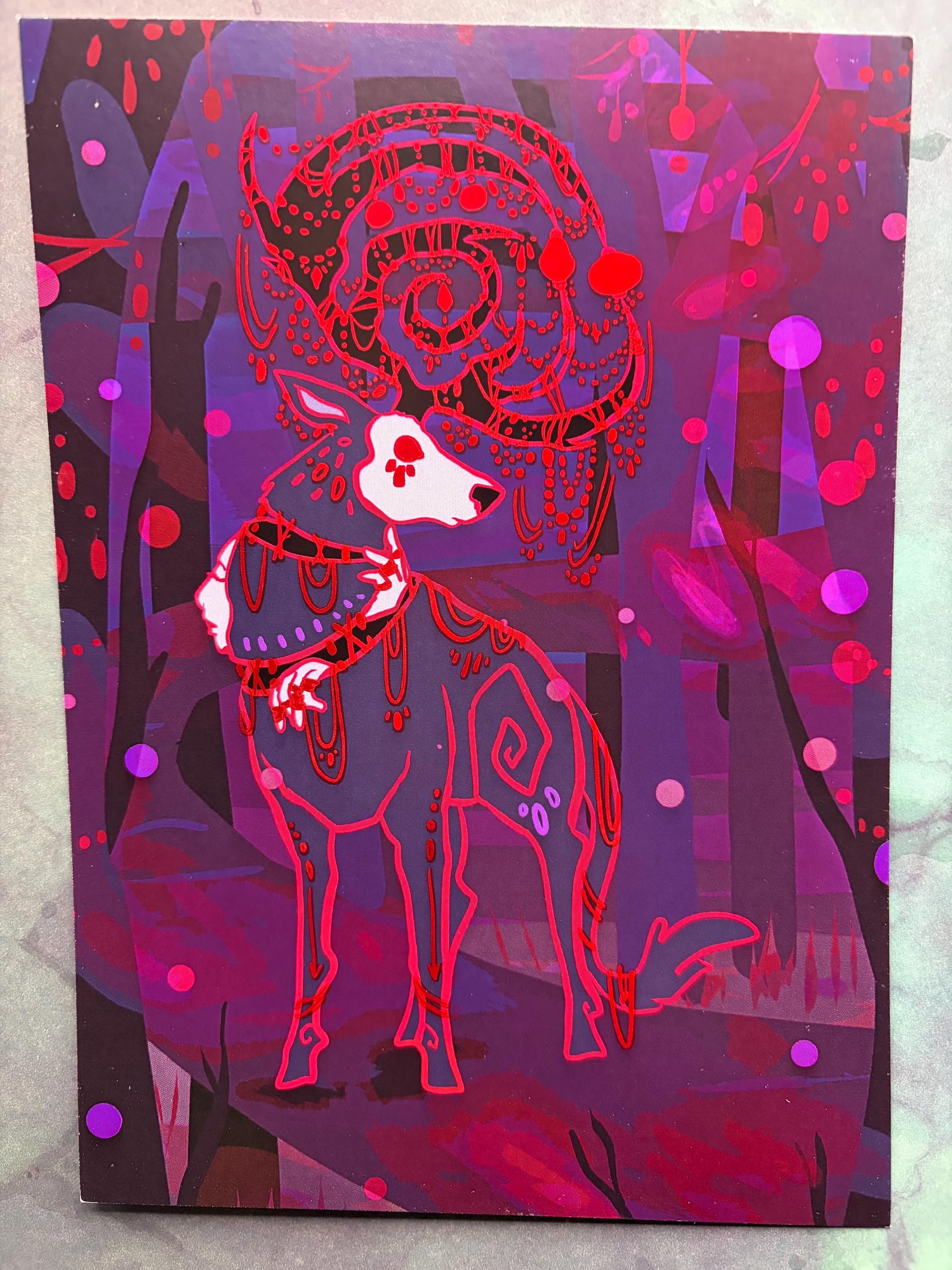 Thread of Memory foil art print