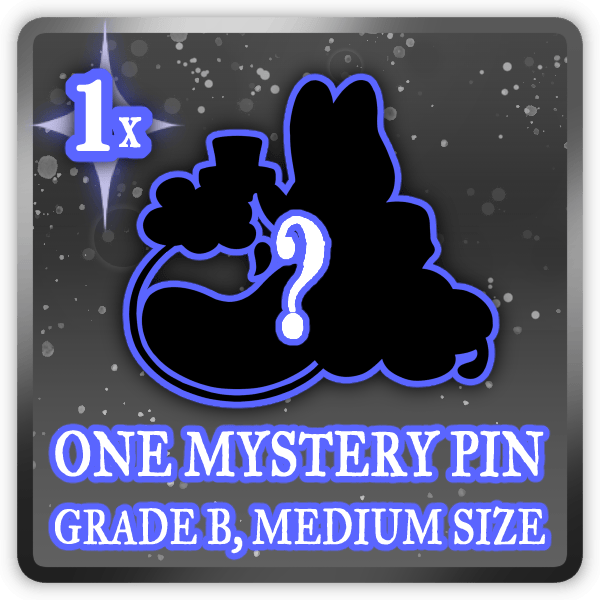 Enamel Pin - Mystery Pin, Medium Size, Grade B