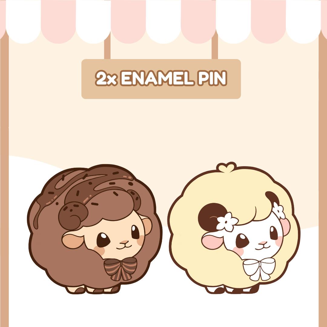 2x Enamel Pins
