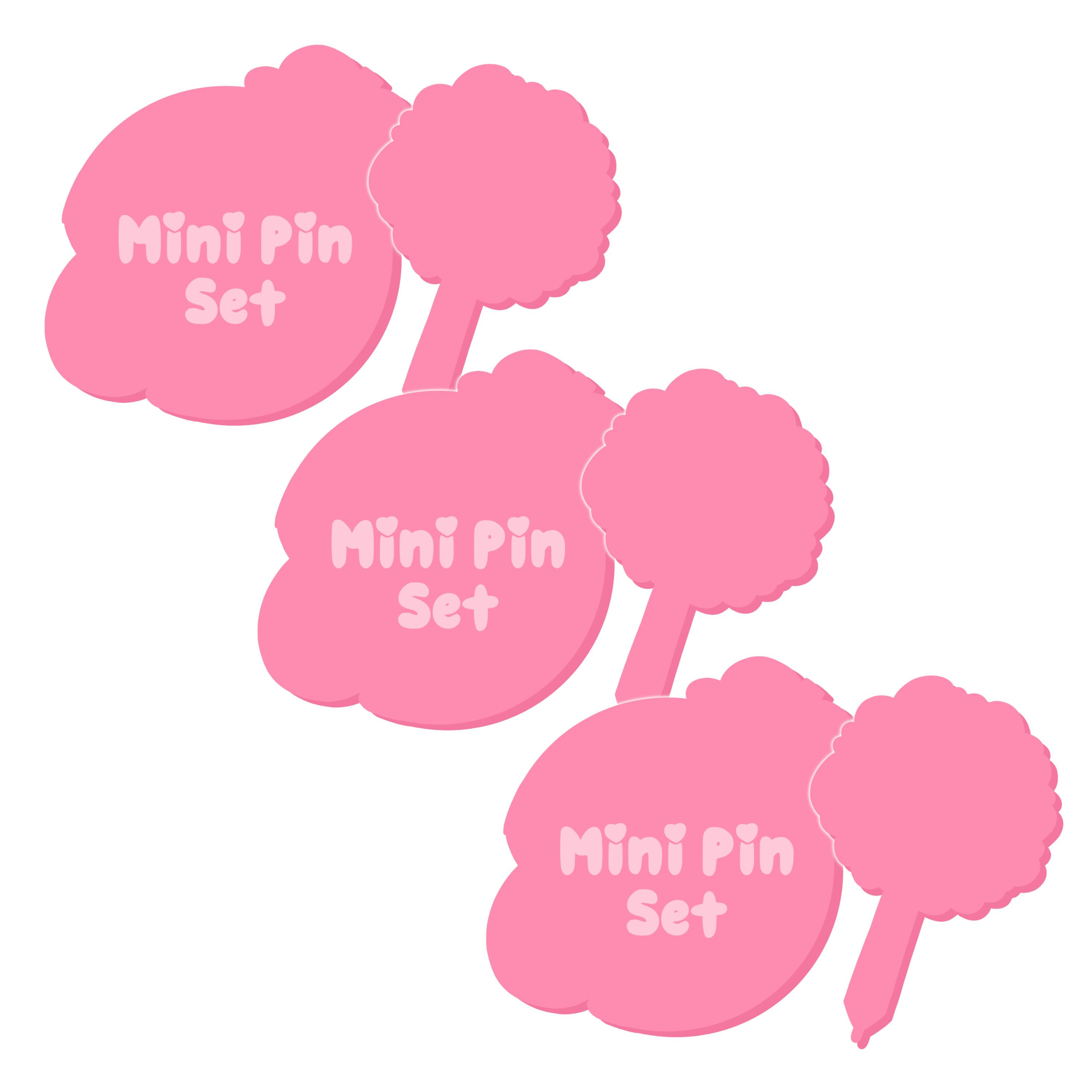 3x Mini Pin Set