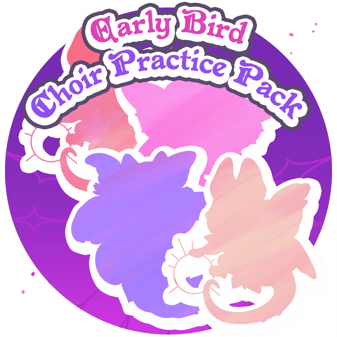 🕊️ EARLY BIRD Choir Practice Pack | 4 Critter Pins