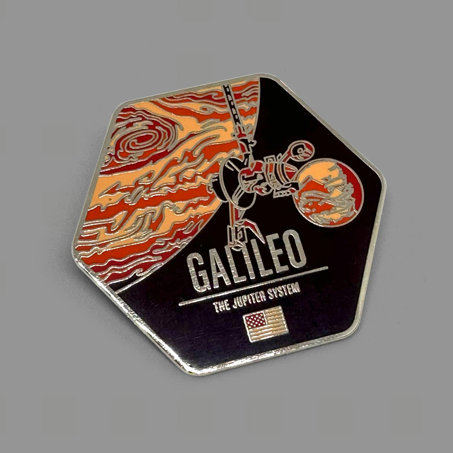 Galileo Mission 2" Pin