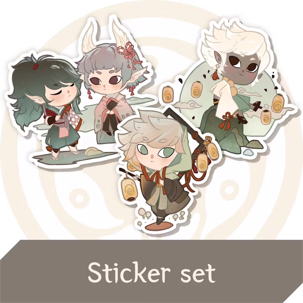 Portent sticker set
