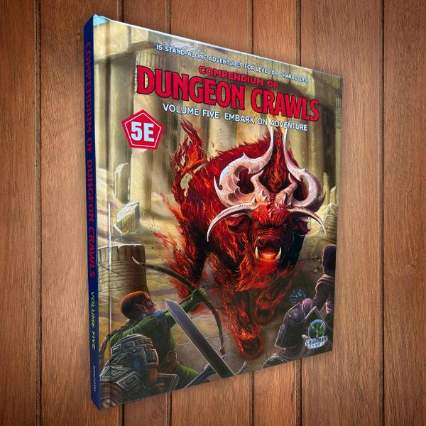 5E Compendium of Dungeon Crawls: Vol 5-Embark on Adventure (Print+PDF)
