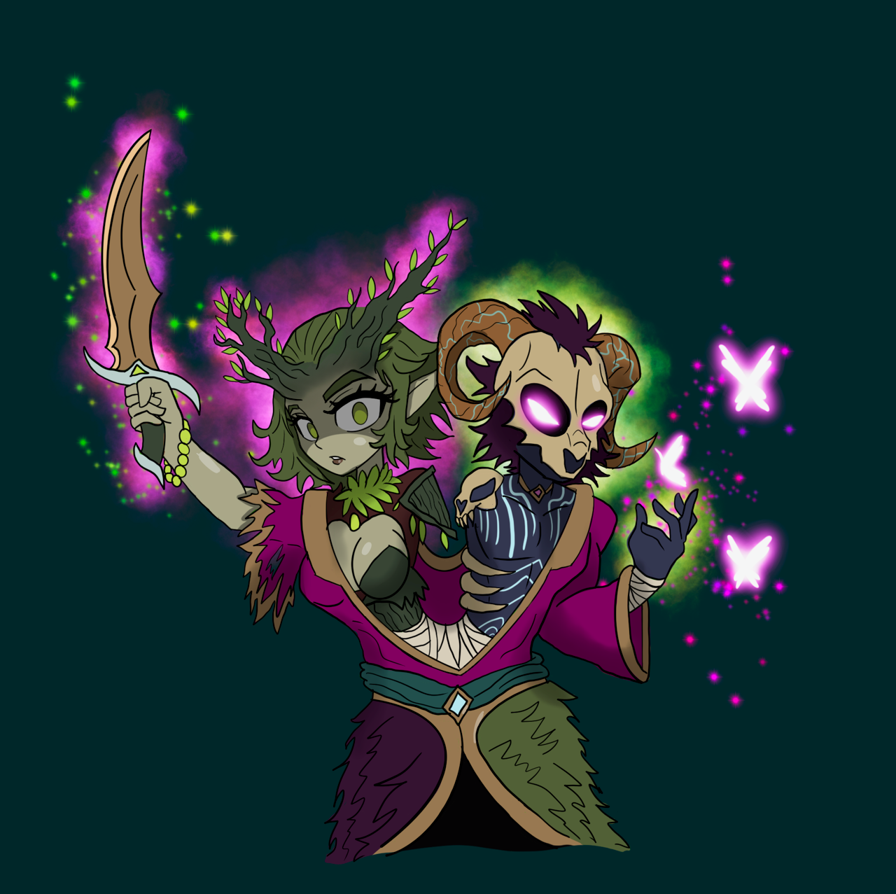 The Twins (Demi Gods and protectors of the Fey)