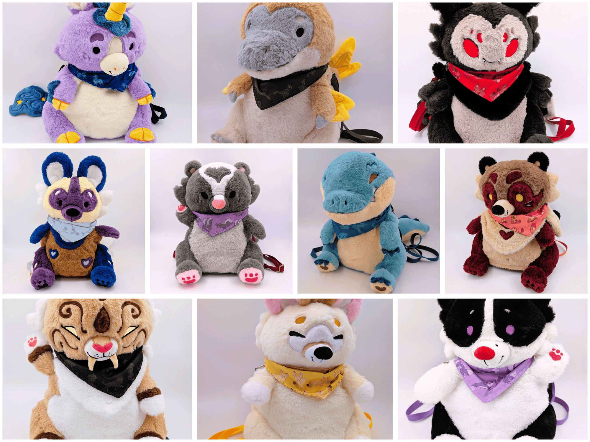 Snug-Alongs Plush Backpacks: Series 3 Project Update: ALL TEN BACKPACKS ...