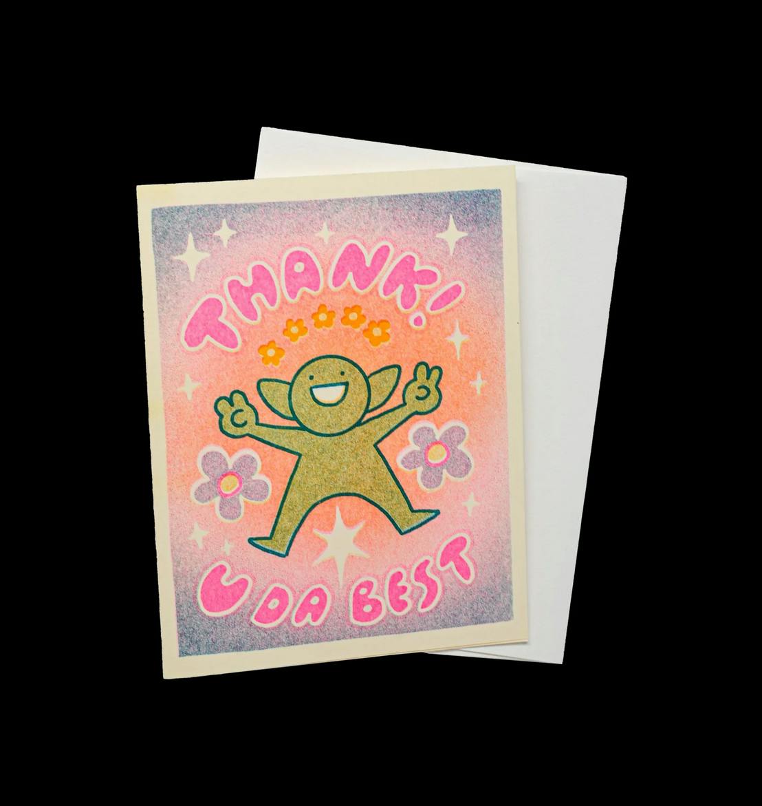 THANK! ✦ RISO CARD + ENVELOPE