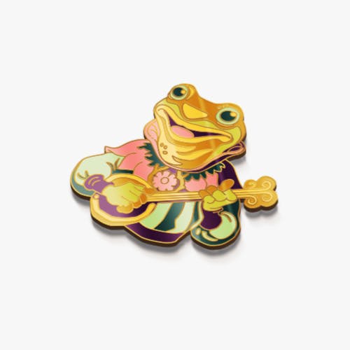 Frog Jester Pin