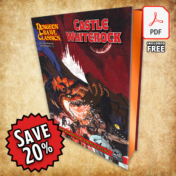 Castle Whiterock, DCC, Clamshell Exclusive box (Mullen cover) Print+PDF