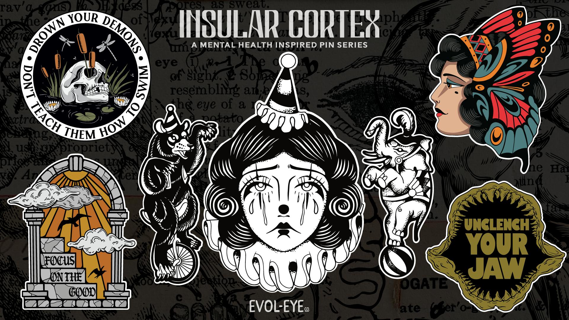 Insular Cortex: A Mental Health Inspired Pin Series - BackerKit