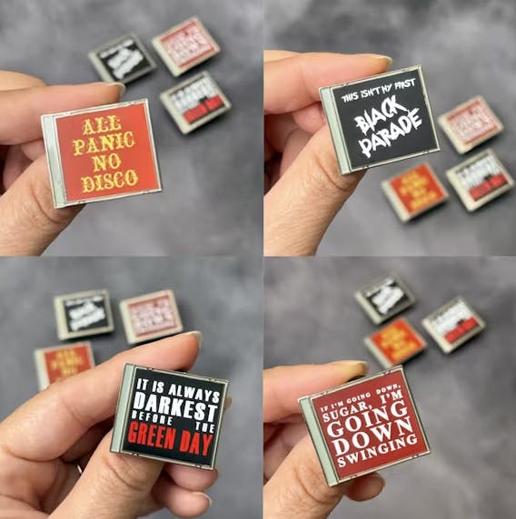 Millenial CDs Enamel Pin Bundle 