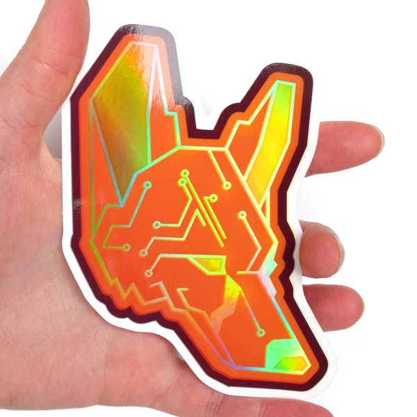Selective Holographic Mozzy Sticker