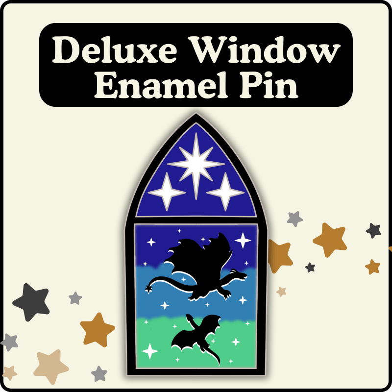 Dragon Window Pin