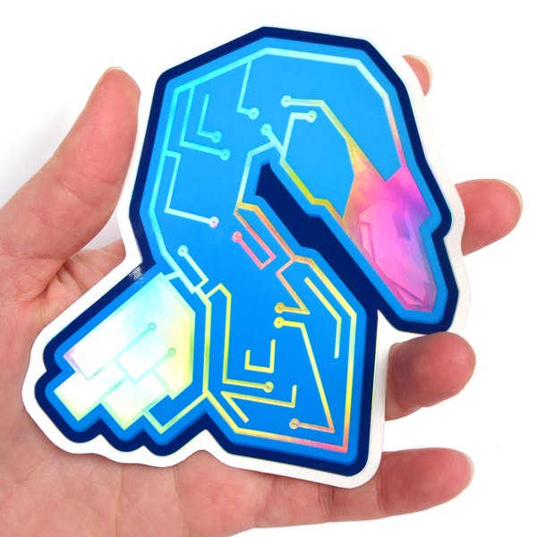 Selective Holographic Torrent Sticker