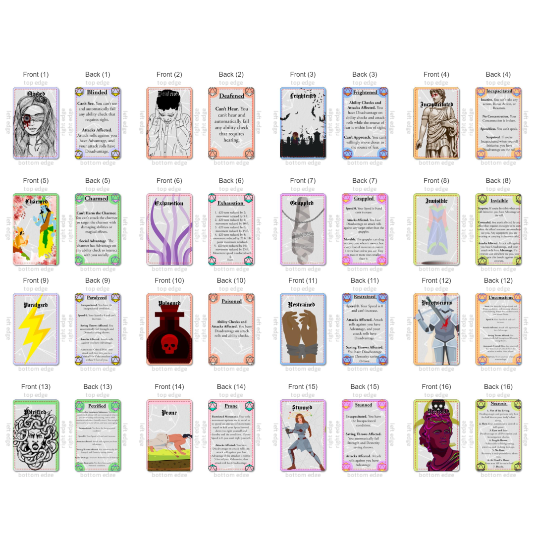 Digital Condition Cards (16 cards)