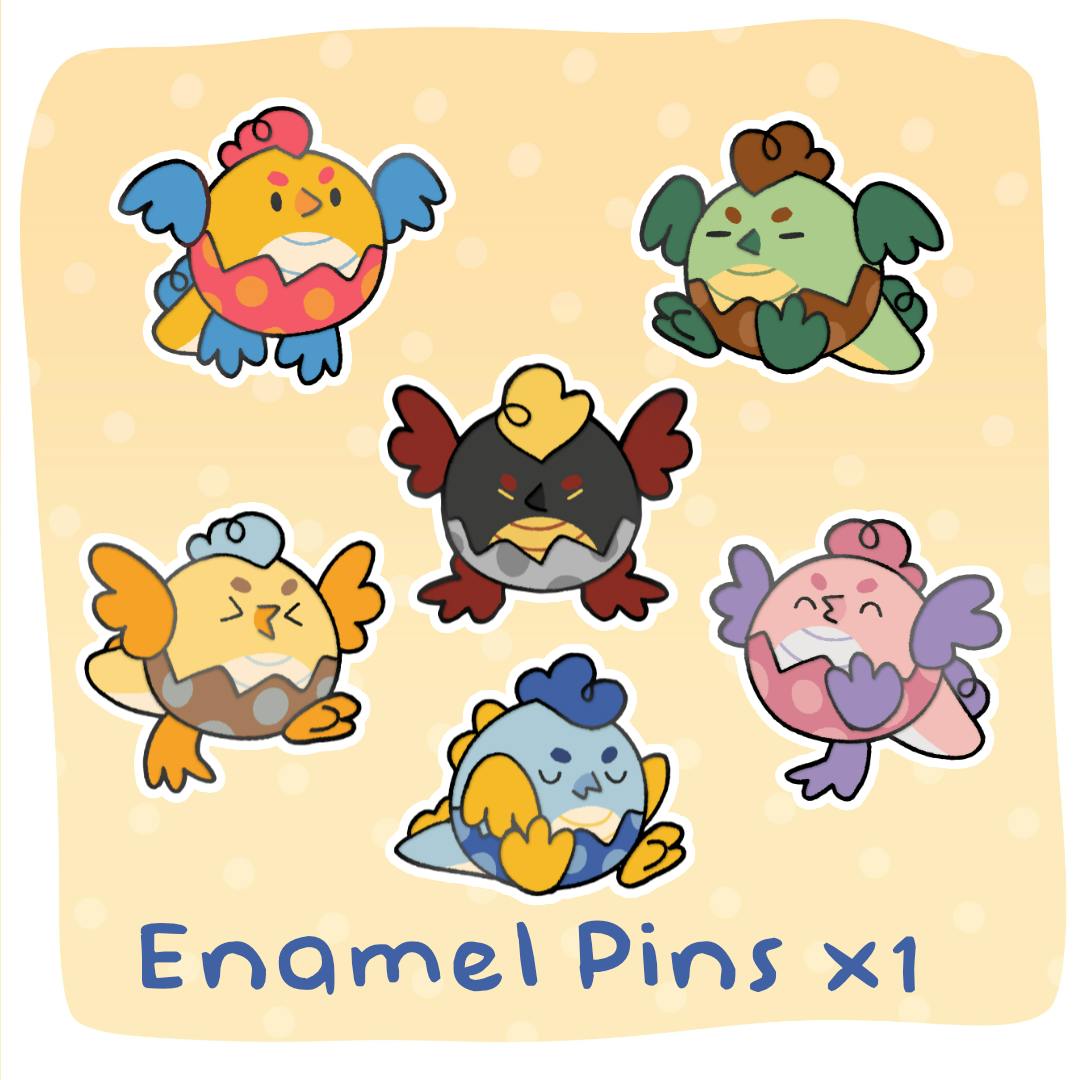 Bitty Basilisk Enamel Pin