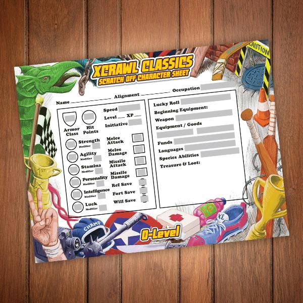 XCC Zero-level Scratch-off Sheets