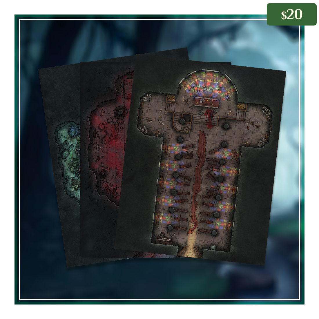 Fiendish Forge Digital Maps