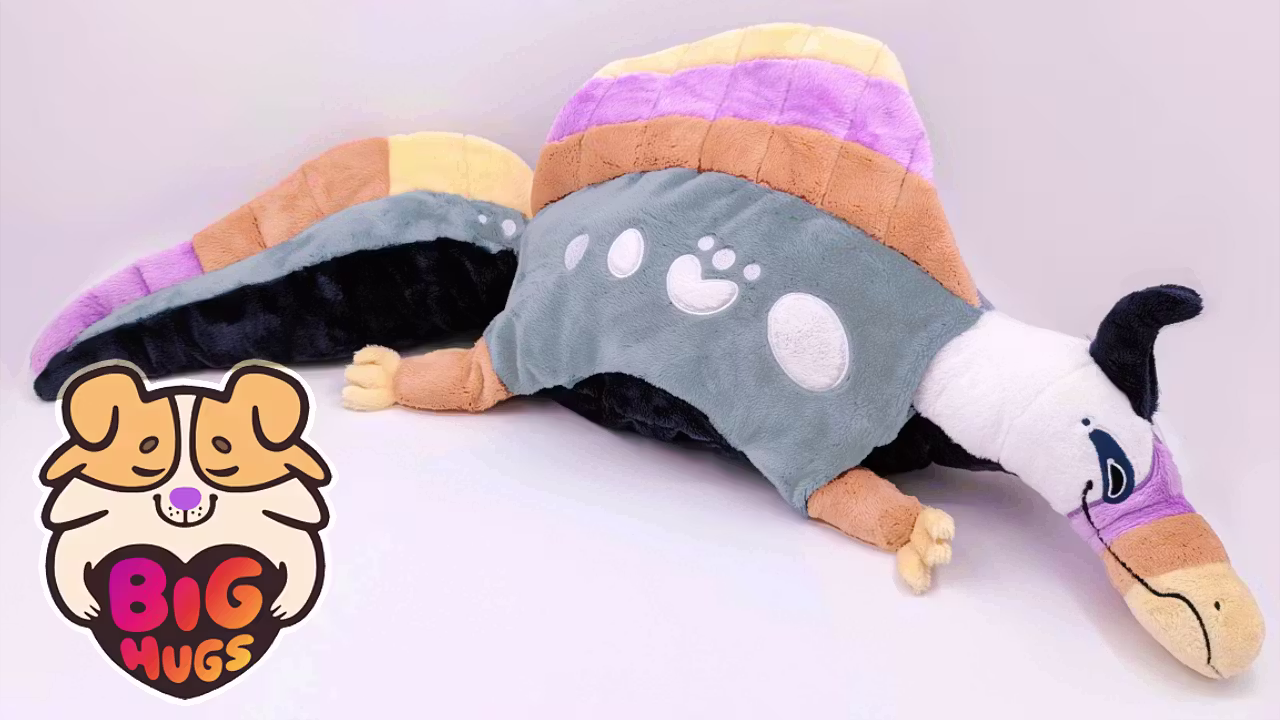 BIG HUGS Weighted Plushies -- huge, cuddly, comforting pals!