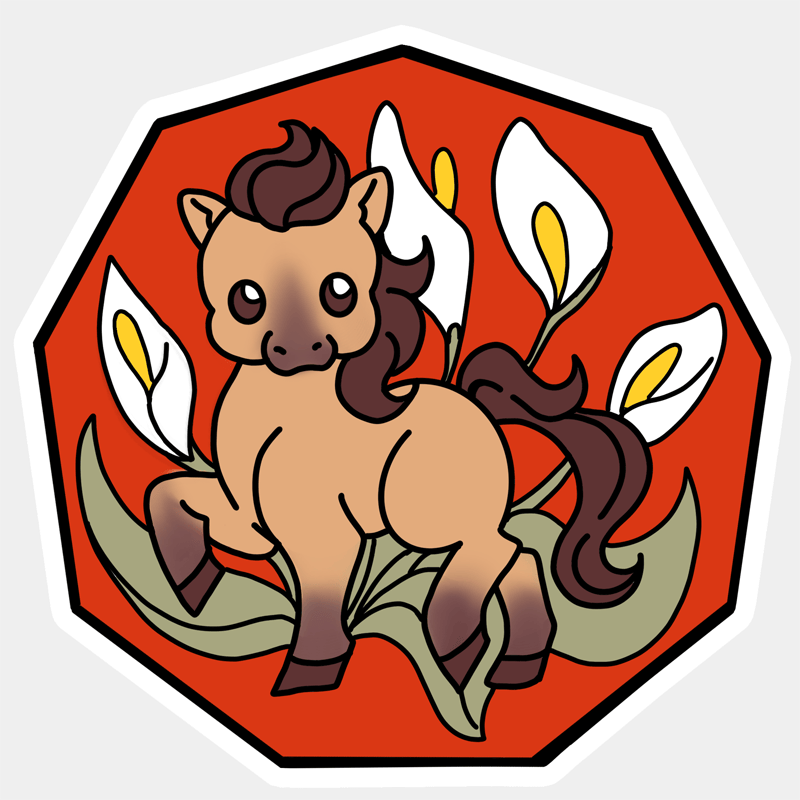 Year of the Horse Sticker