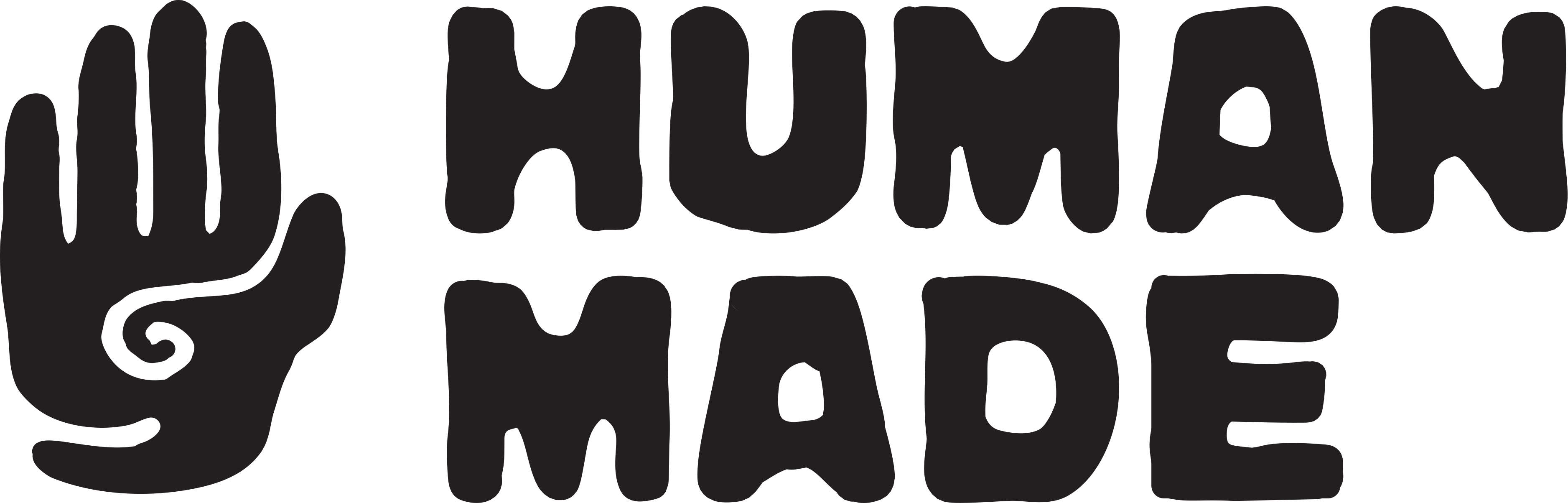 Humanmade logo with a stylized drawing of a hand.