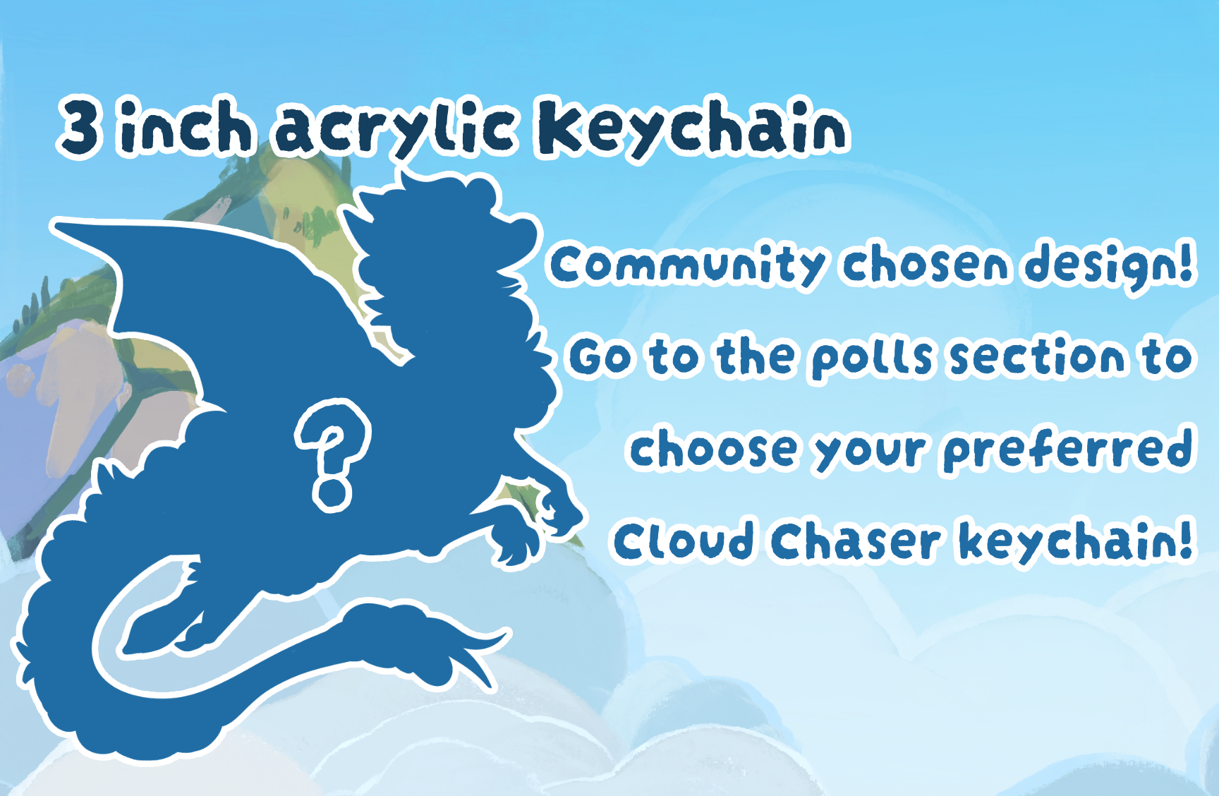 Cloud Chaser Acrylic Keychain