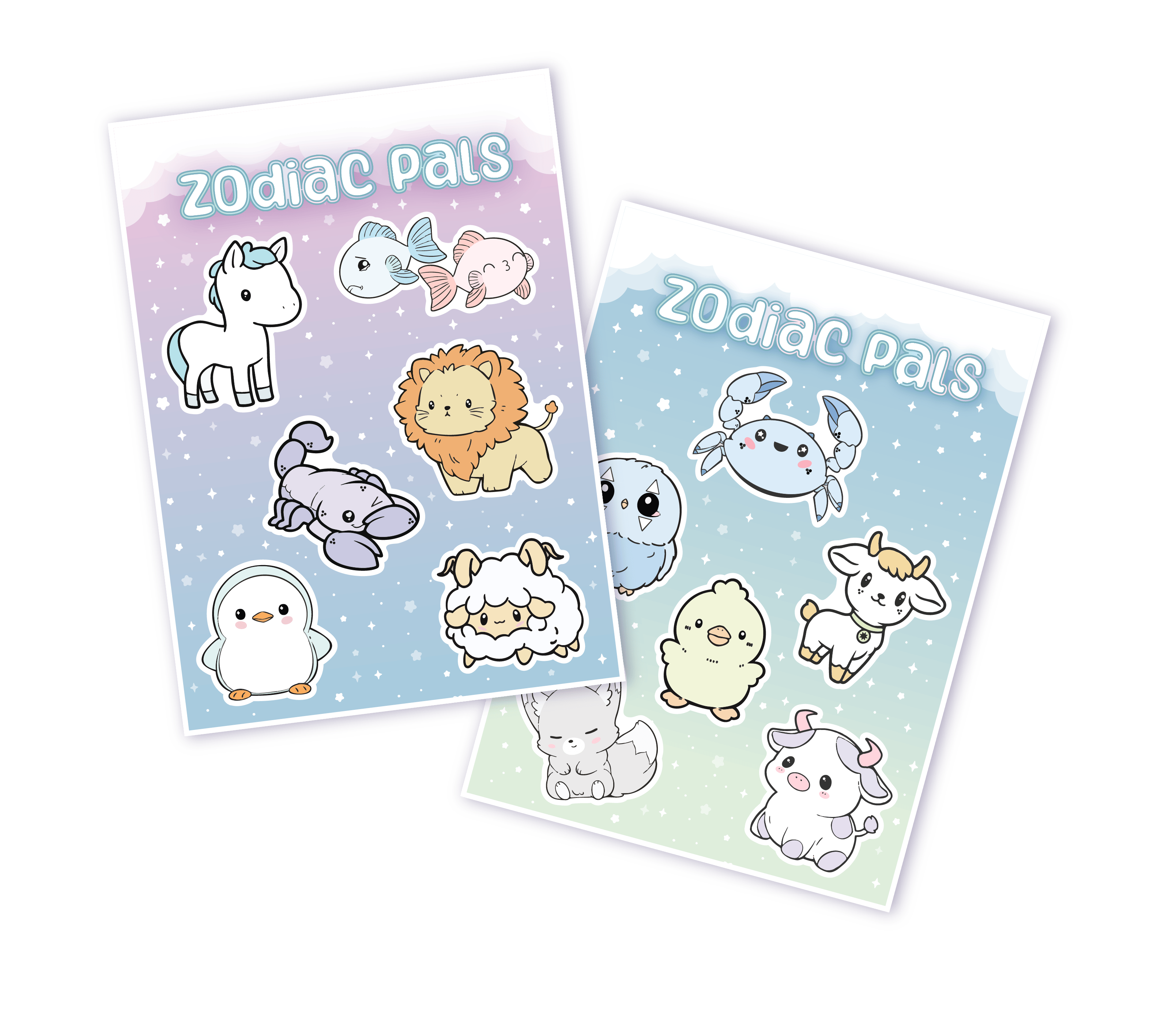 ✦ Zodiac Pals Sticker Sheets · Save 20%