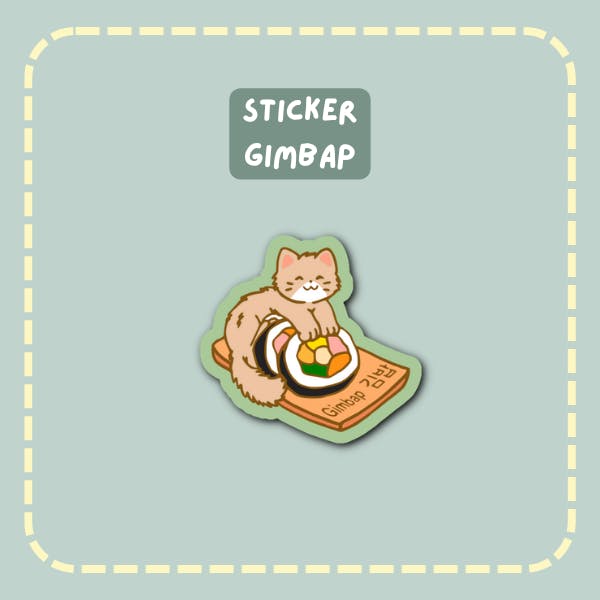 One sticker Gimbap