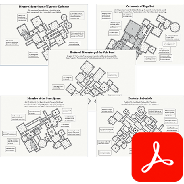 Elemental Storm Shadowdark 5 Mini Adventures (PDF)