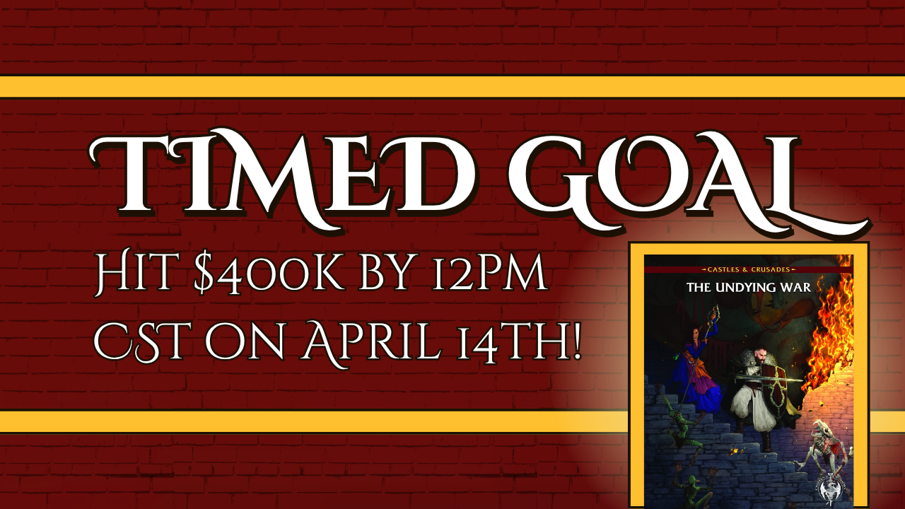 $400k TIMED GOAL: Free C&C Campaign!