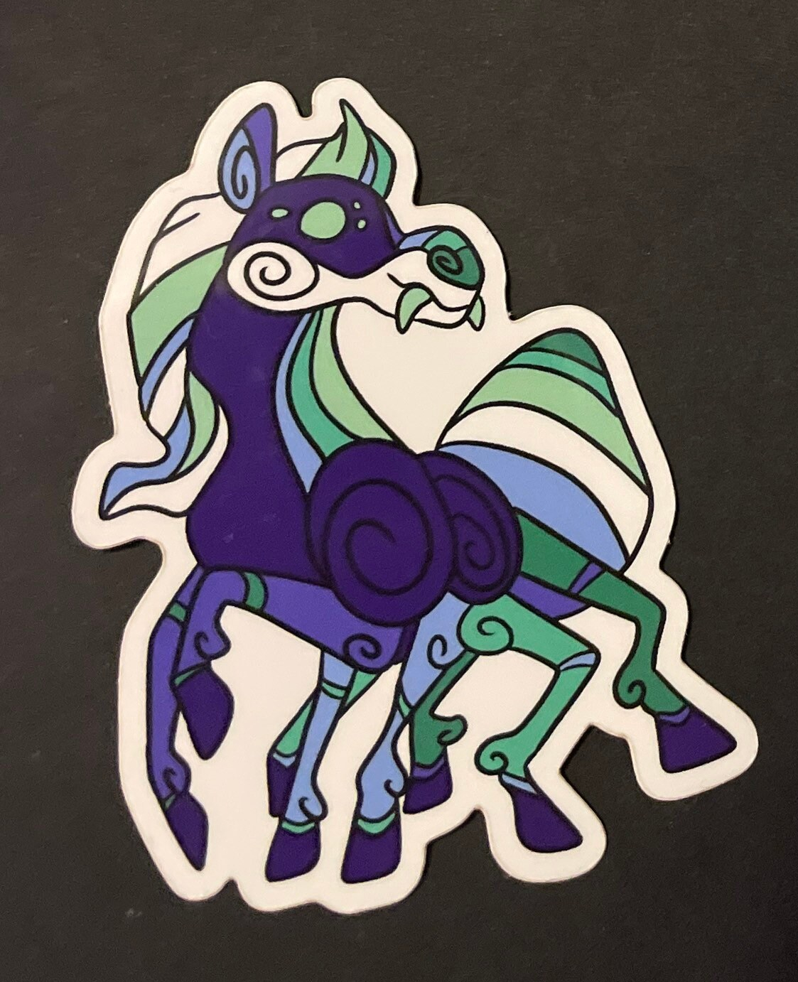 Gay flag old spiderlegs sticker