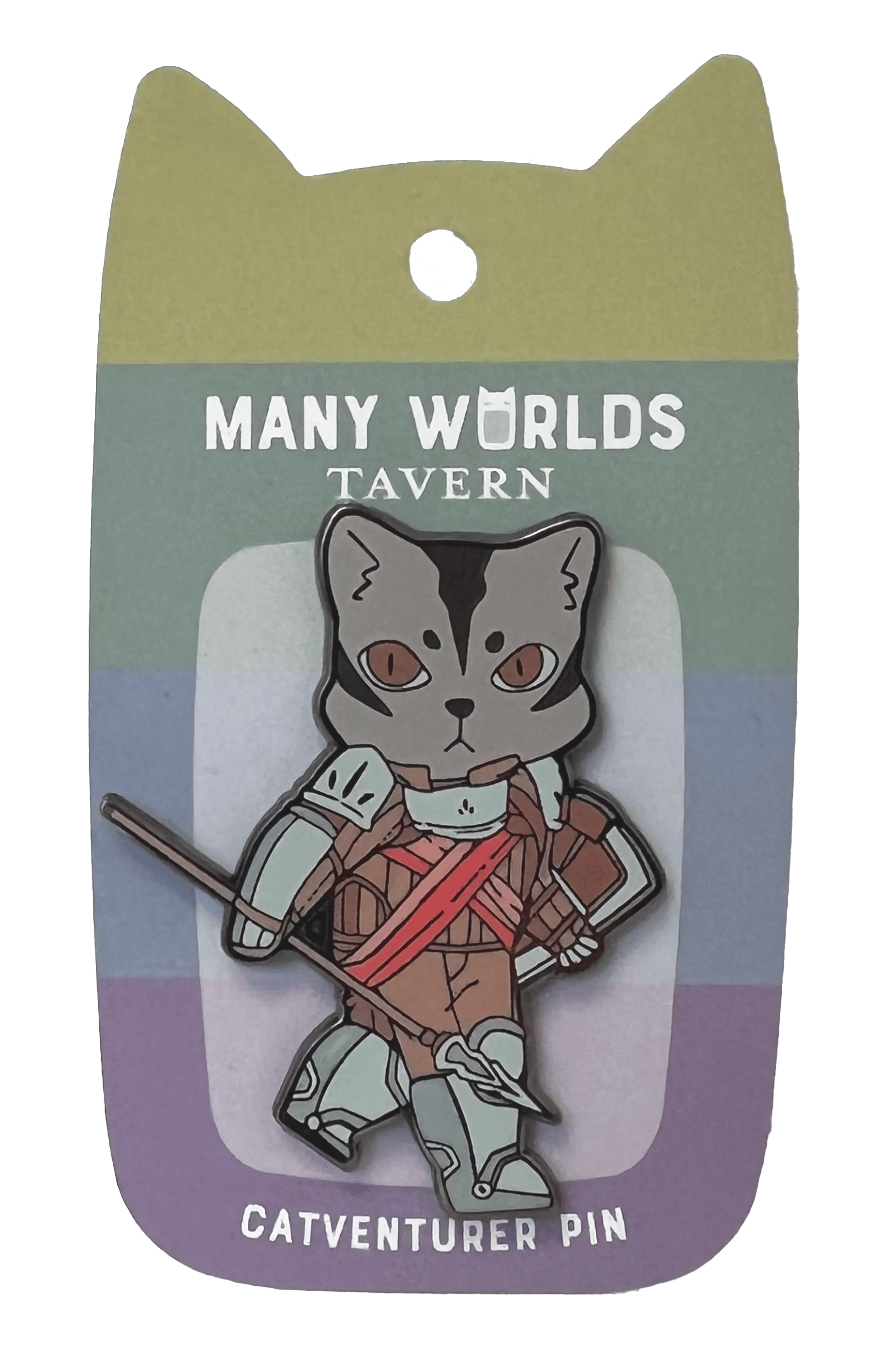 Fighter Cat Pin