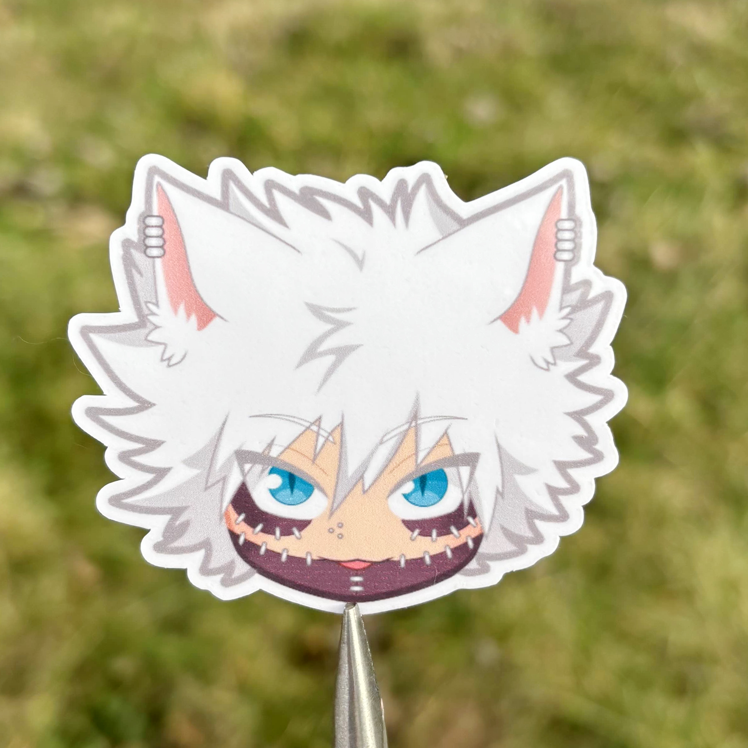 STICKER: Dabi Cat Ears (Scars)